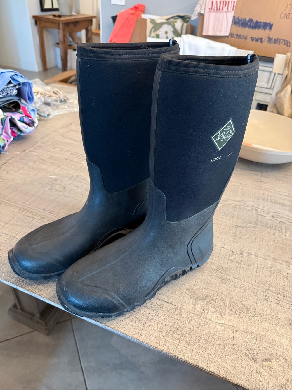 Muck boot company Men's Waterproof Black Boots
